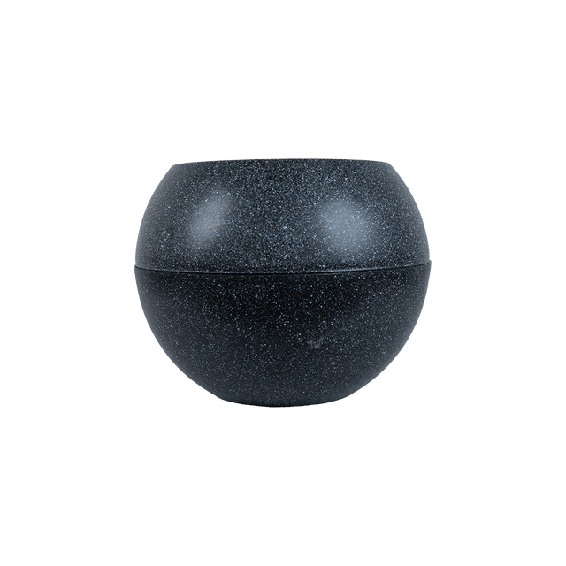 Speckled Round Ceramic Look Flower Pot -2323XD - Office Empire