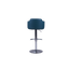 Luxury Adjustable Bar Stool with Padded Backrest - 758
