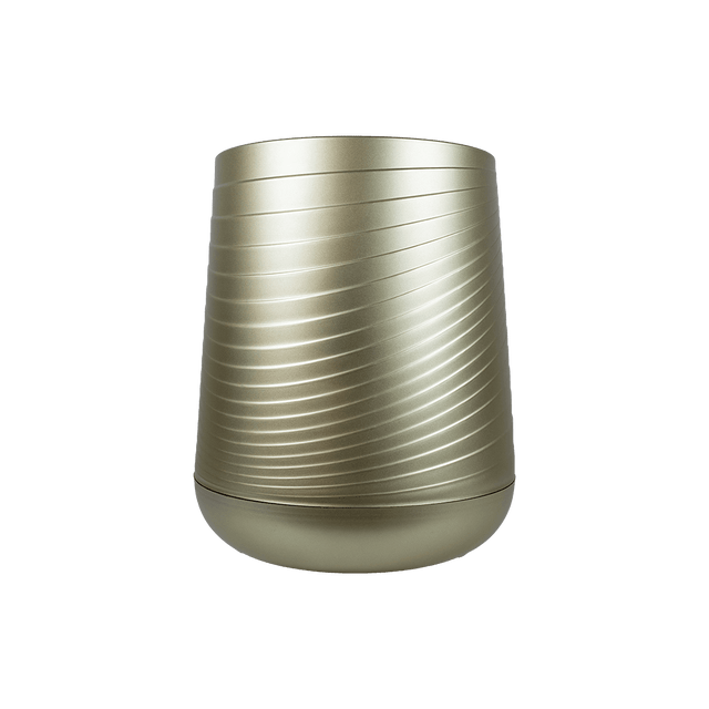 Modern Metallic Swirl Vase - 2217 - Office Empire