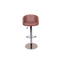 Premium Adjustable Bar Stool with Padded Backrest - 14-3