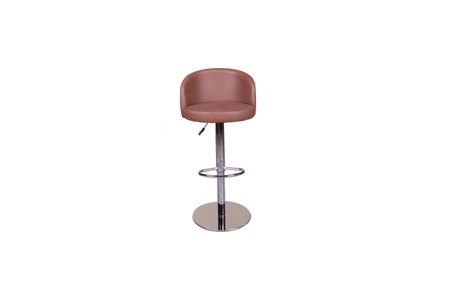 Premium Adjustable Bar Stool with Padded Backrest - 14-3
