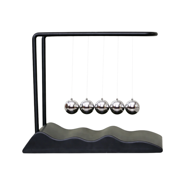 Wavy Base Newton’s Cradle - L5