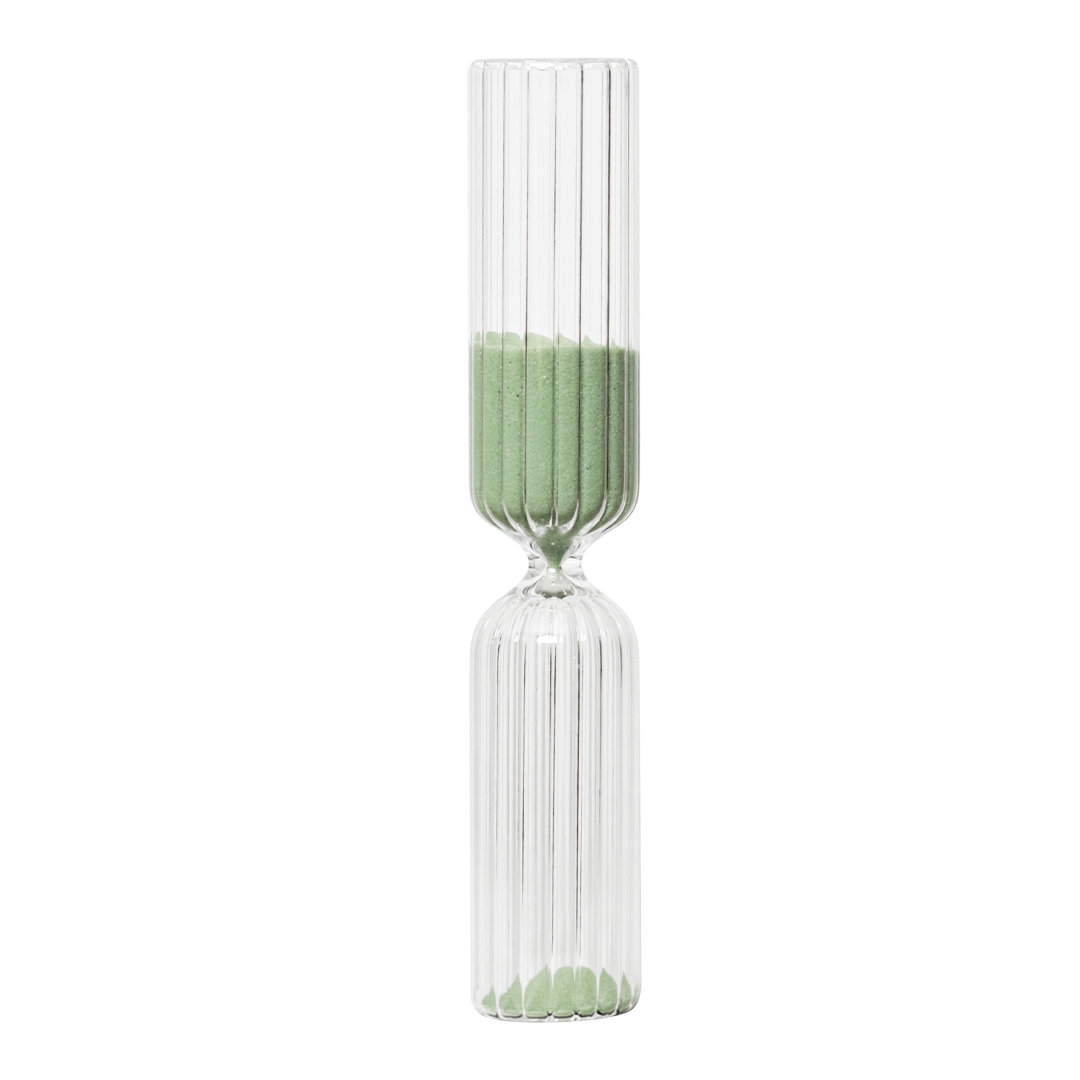 Modern Ribbed Sand Timer - Green | Luxury Desk Accessories Pakistan ...