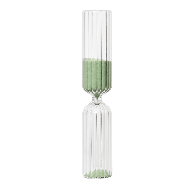 Modern Ribbed Sand Timer - H-4