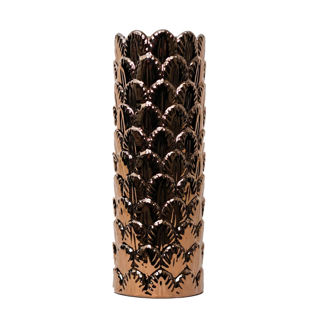 Serpentine Texture Vase -