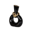 Modern Nordic Ceramic Vase with Gold Chain Accent GL997 - Office Empire