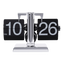 Retro Chrome Flip Desk Clock U-7
