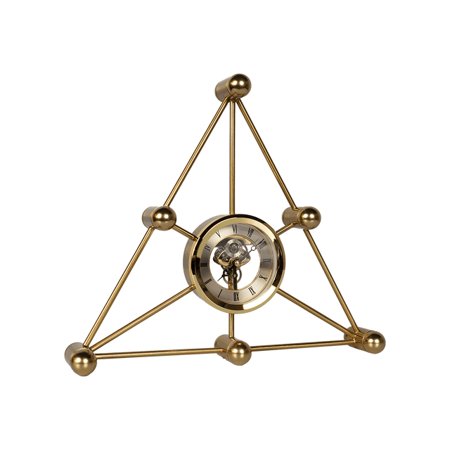 Modern Geometric Triangle Table Clock – BJ014-1 - Office Empire