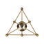 Modern Geometric Triangle Table Clock – BJ014-1 - Office Empire