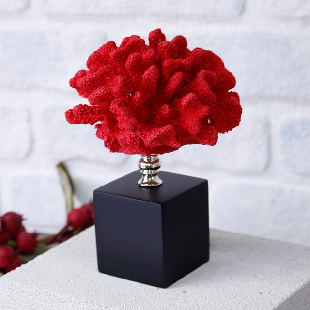 Artificial Marble Coral Ornament - Decoration Piece