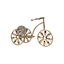Golden Tricycle – Decorative Vintage Bicycle piece - Office Empire