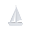 Minimalist Sailboat Sculpture - 134