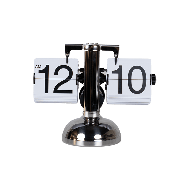 Retro Flip Clock – Classic Mechanical Table Clock - BL 15 - Office Empire