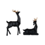 Modern Nordic Deer Figurines with Golden Antlers - 005 - Office Empire