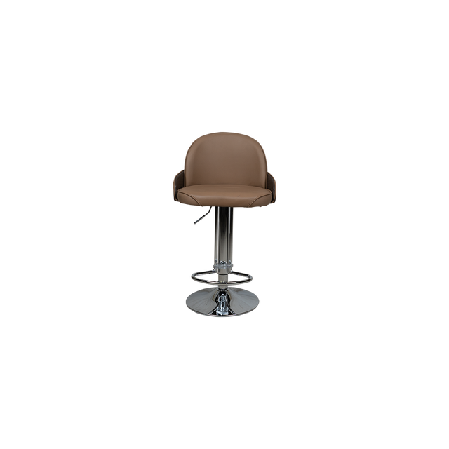 Modern Bar Stool with Chrome Base - H-081