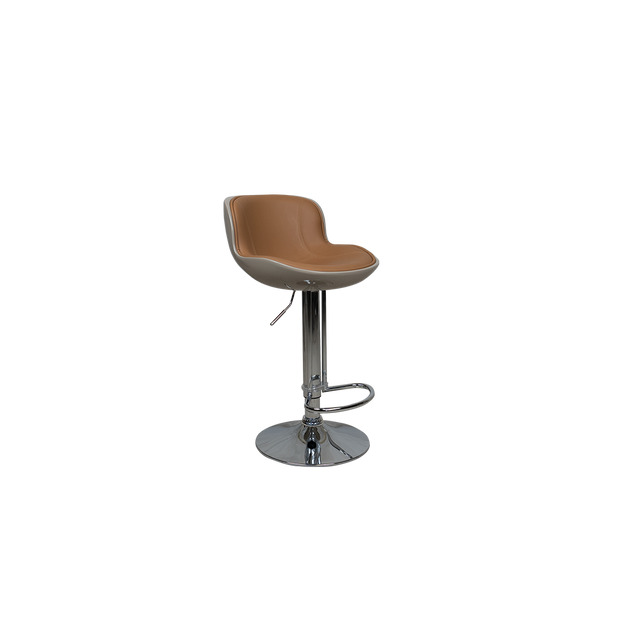 Adjustable Modern Bar Stool with Chrome Base - B29