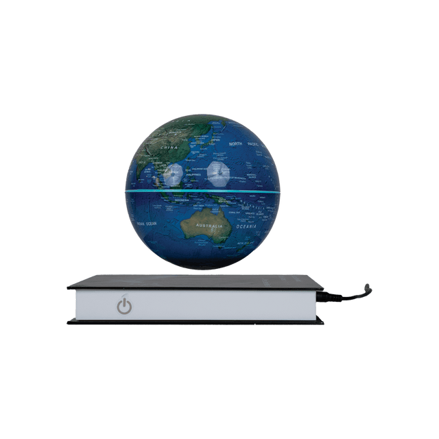 Levitating Magnetic Floating Globe with LED Light – World Map Display - BL13 - Office Empire