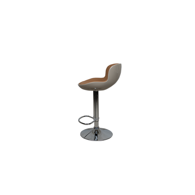 Adjustable Modern Bar Stool with Chrome Base - B29