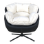 Eclips Curved Lounge Chair with circular Base S-60