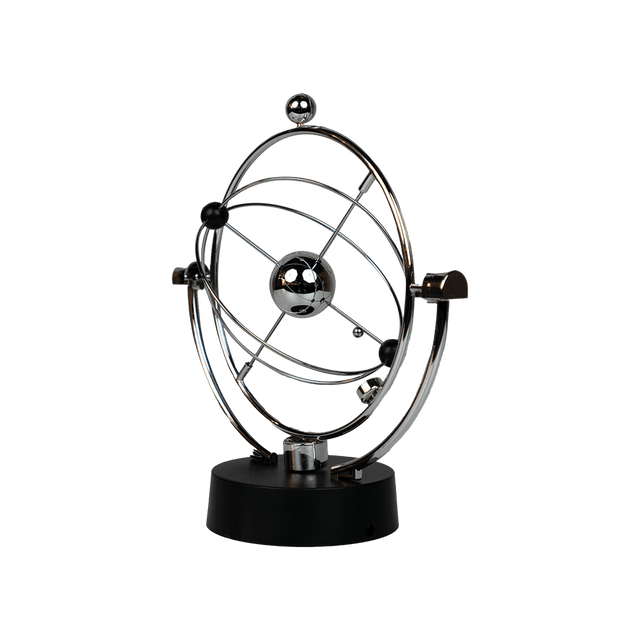 Orbit Motion Kinetic Sculpture – Spinning Desktop Decor B022 - Office Empire