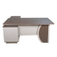 Hybrid Wood & Beige L-Shape Table - X7116/X7118