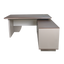 Hybrid Wood & Beige L-Shape Table - X7116/X7118