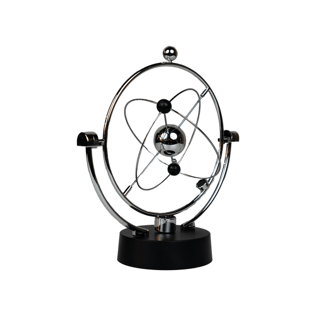 Orbit Motion Kinetic Sculpture – Spinning Desktop Decor B022 - Office Empire