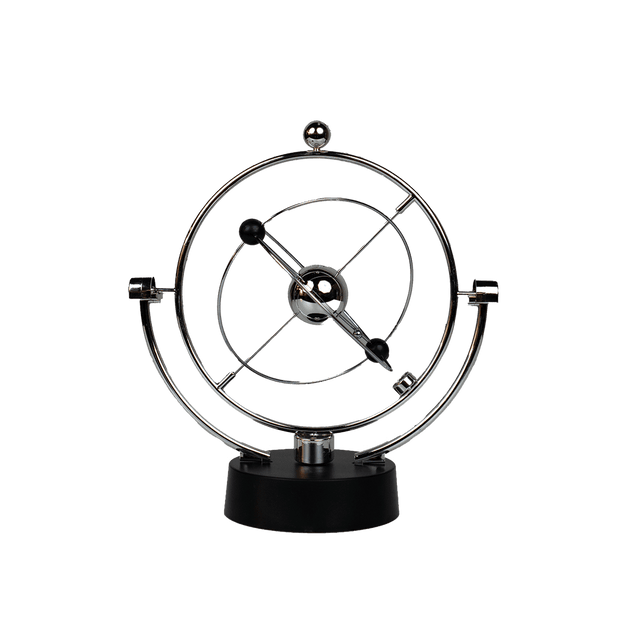 Orbit Motion Kinetic Sculpture – Spinning Desktop Decor B022 - Office Empire
