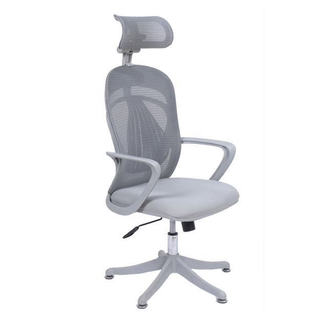 Luna Grey Ergonomic Mesh Chair - 001H