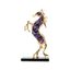 Golden Amethyst Horse Sculpture - F10