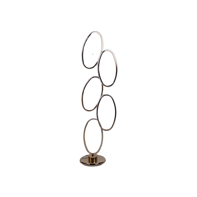 Abstract Gold Ring LED Lamp - 7860