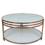 Luxury Center Table 8001 | Gold Glass Coffee Table Pakistan