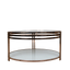 Luxury Center Table 8001 | Gold Glass Coffee Table Pakistan