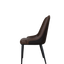Modern Upholstered Dining Chair with Vertical Stitch Detail - 2520