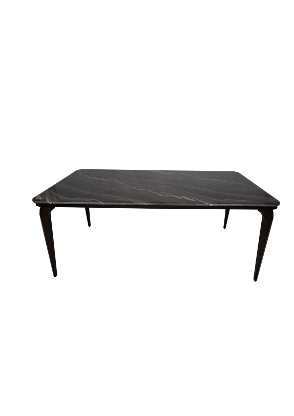 Black Marble Dining Table H170 | Modern Office Furniture Pakistan