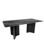 Luxury Grey Marble Dining Table Set in Pakistan - T-2519