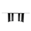 Luxury Grey Marble Dining Table Set in Pakistan - T-2519