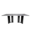 Luxury Grey Marble Dining Table Set in Pakistan - T-2519