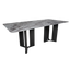 Luxury Grey Marble Dining Table Set in Pakistan - T-2519