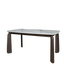 Marble Top Dining Table with Wooden Legs - T-77