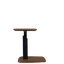 Adjustable Modern Side Table C12-2 with Wood Base