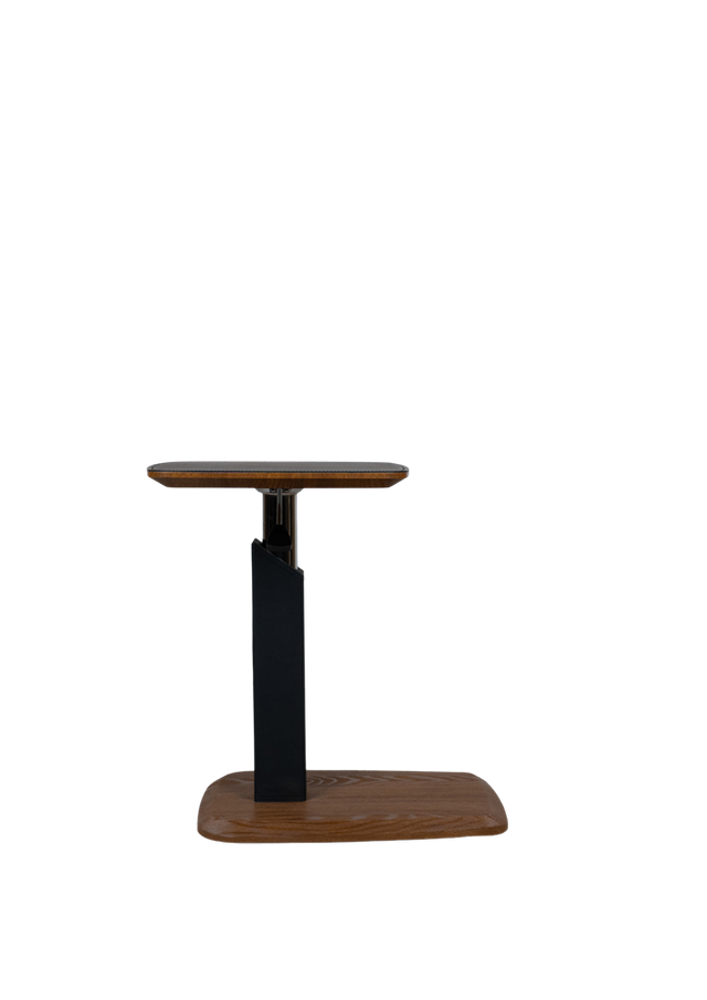 Adjustable Modern Side Table C12-2 with Wood Base