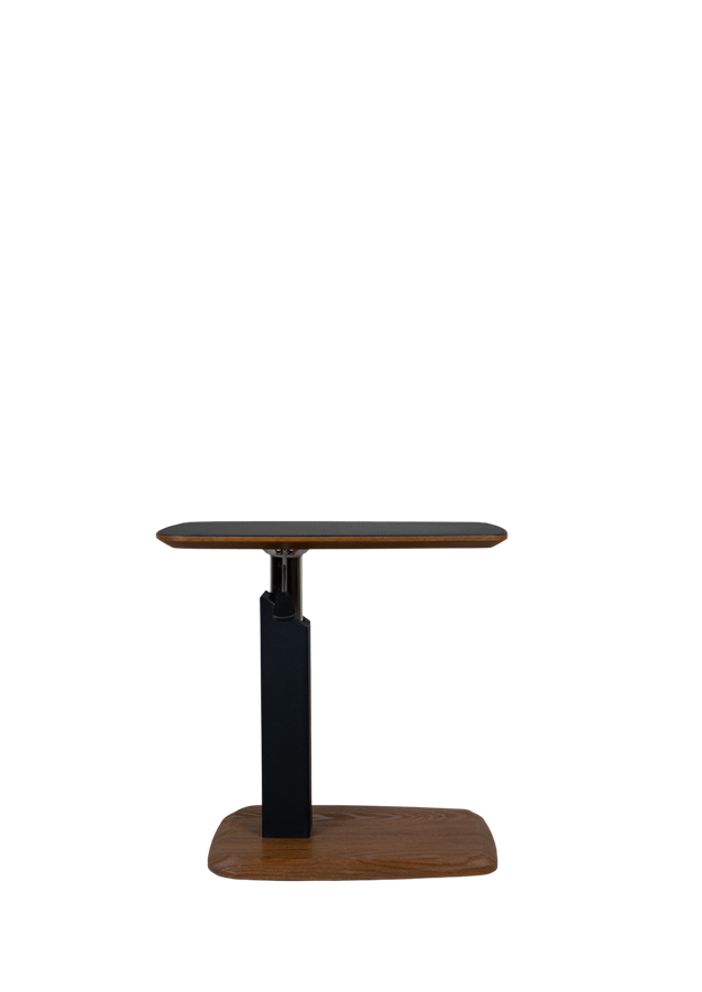 Adjustable Modern Side Table C12-2 with Wood Base