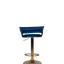 Luxury Velvet Bar Stool H008 with Gold Base - Premium Bar Stools in Pakistan