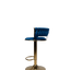 Luxury Velvet Bar Stool H008 with Gold Base - Premium Bar Stools in Pakistan