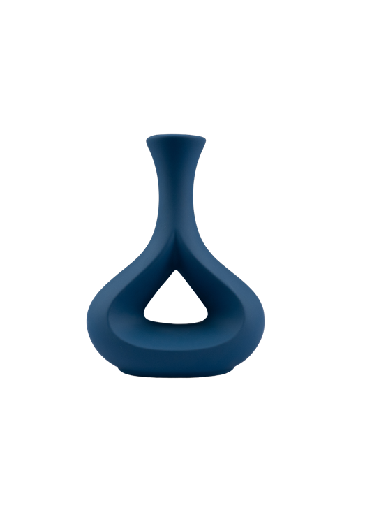 Modern Hollow Center Ceramic Vase – S-9