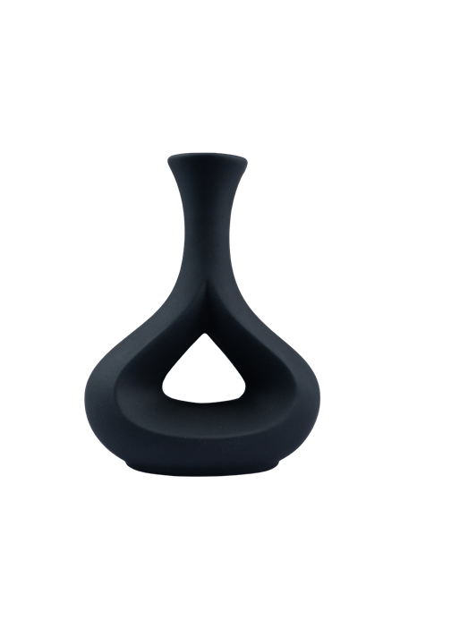 Modern Hollow Center Ceramic Vase – S-9