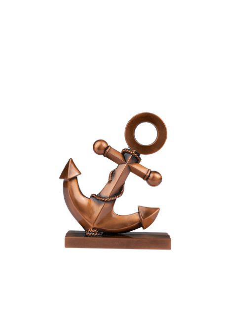 Metal Nautical Anchor Decor