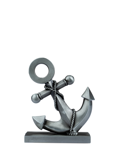 Metal Nautical Anchor Decor