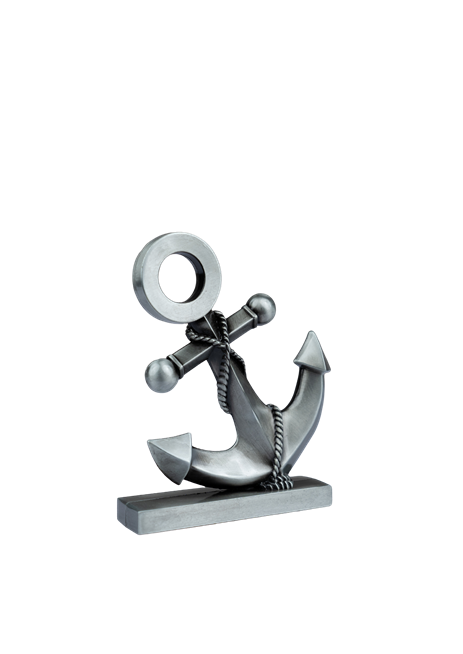 Metal Nautical Anchor Decor